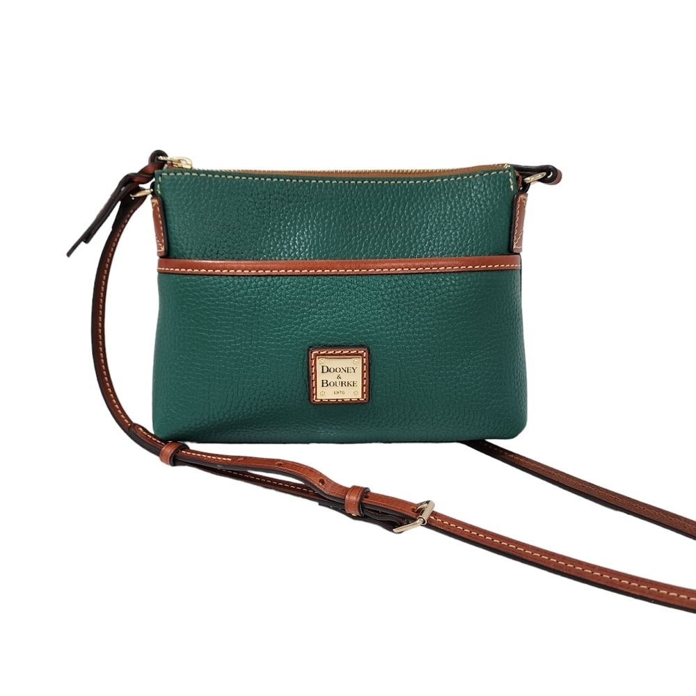 DOONEY & BOURKE PEBBLE LEATHER GINGER POUCHETTE CROSSBODY BAG